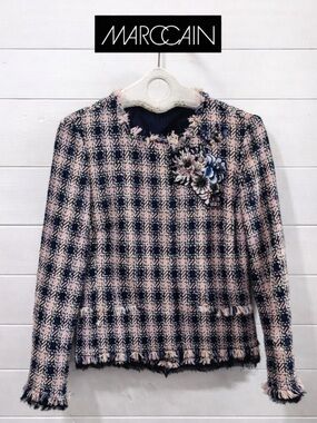MARCCAIN Checked Jacket N4 (40 / M-L)